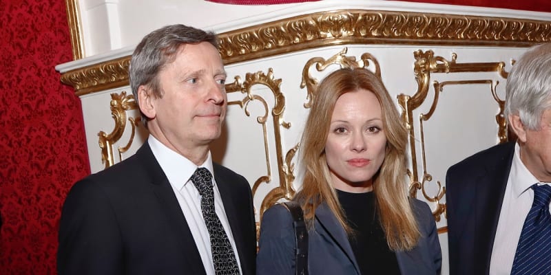 Linda Rybová a David Prachař na slavnostním znovuotevření Státní opery (2020)