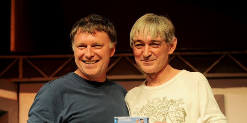 Vladimír Dlouhý s bratrem Michalem (vlevo)