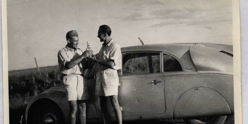Zikmund a Hanzelka v roce 1948 v Brazílii