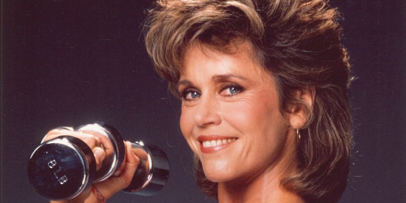Jane Fonda se hodně věnovala cvičení