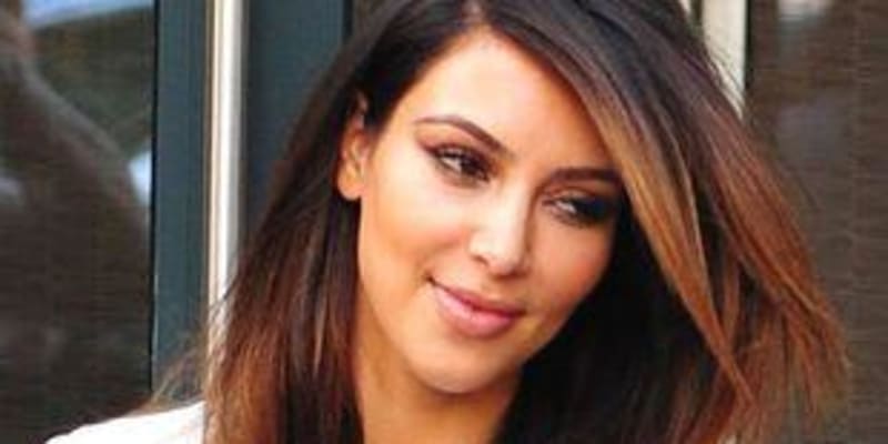 Kim Kardashian a její ombre