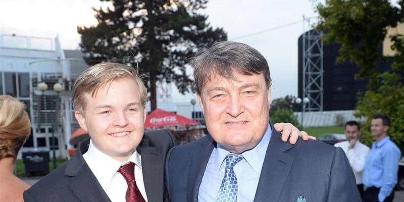 Otec Ladislav a syn Artur Štaidlové v roce 2016