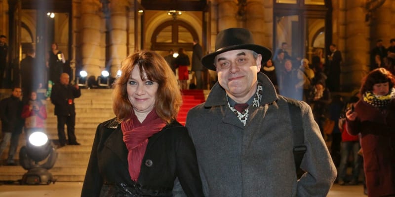 Miroslav Táborský se svou krásnou paní Kateřinou