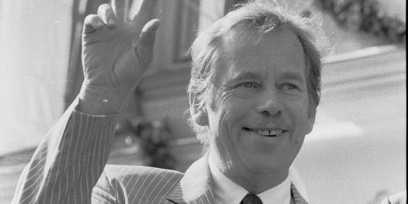 Václav Havel v roce 1990.