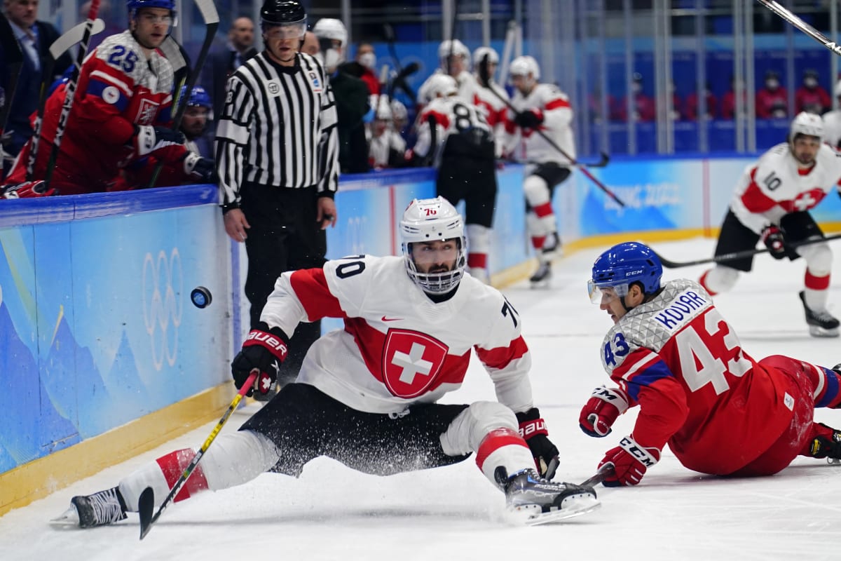 Čeští hokejisté vyzvou v osmifinálovém zápase Švýcary.