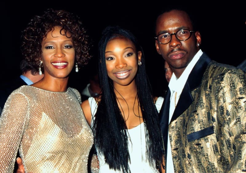 Whitney Houston s manželem a dcerou