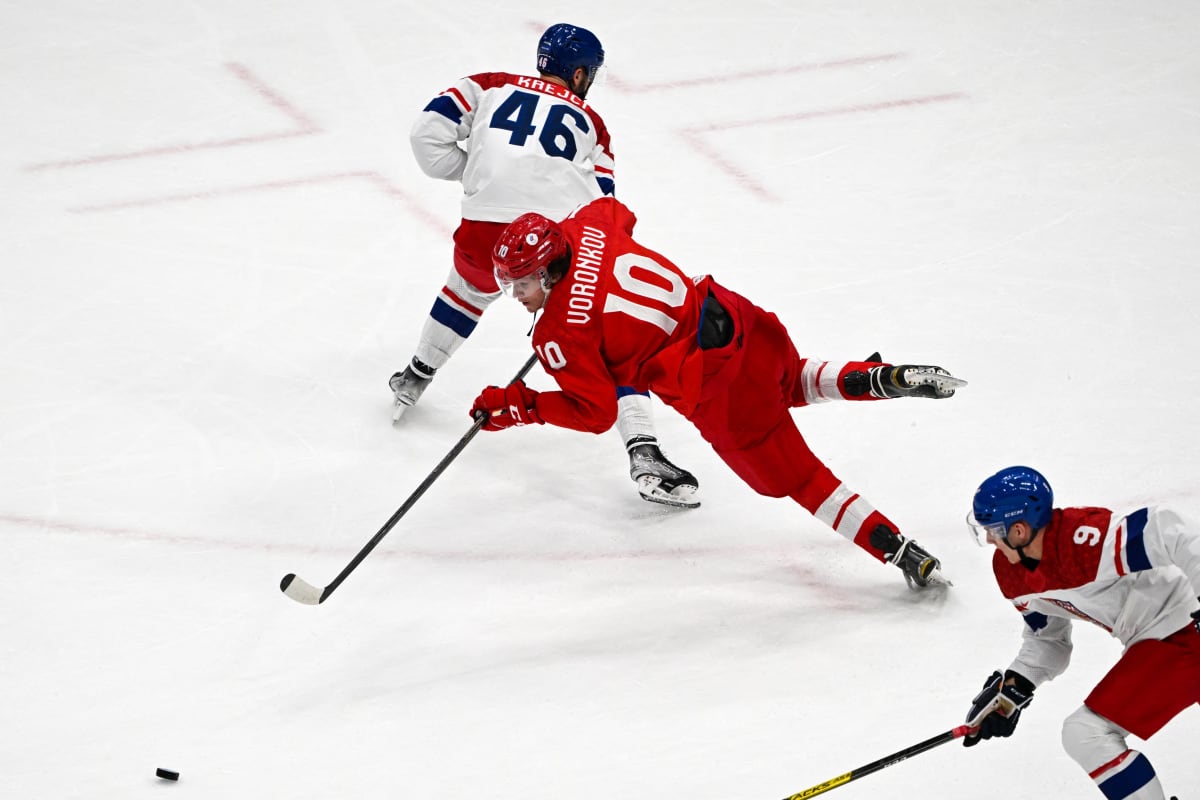 Zápas české hokejové reprezentace proti Rusku přinesl velkou bitvu.