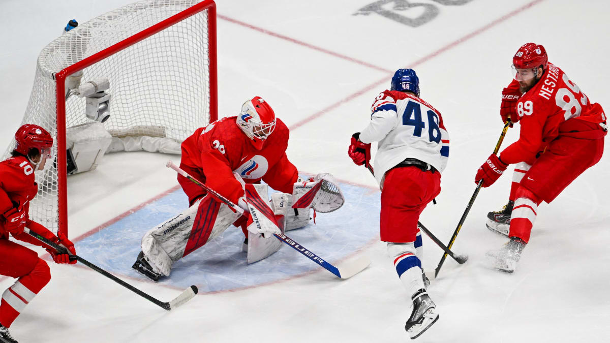 Čeští hokejisté odehráli na olympiádě poslední zápas základní skupiny proti Rusku.