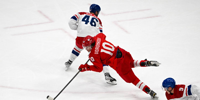 Zápas české hokejové reprezentace proti Rusku přinesl velkou bitvu.
