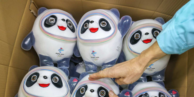 Maskot olympiády v Pekingu