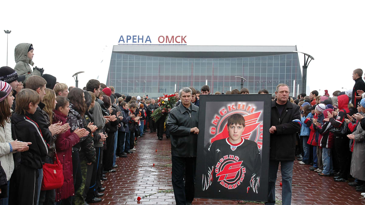 Pohřeb Alexeje Čerepanova.