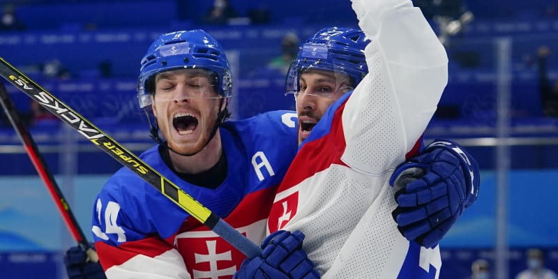 Hokejisté Slovenska přetlačili USA a jsou v semifinále olympijského hokejového turnaje.