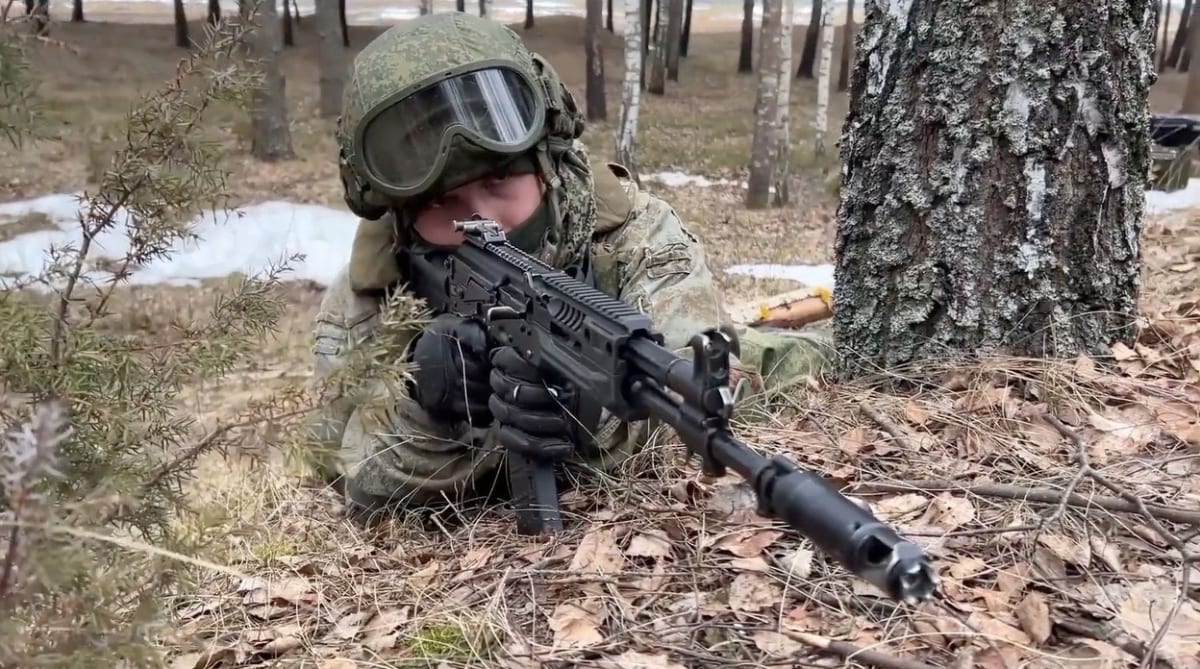 Vojenské cvičení běloruské a ruské armády