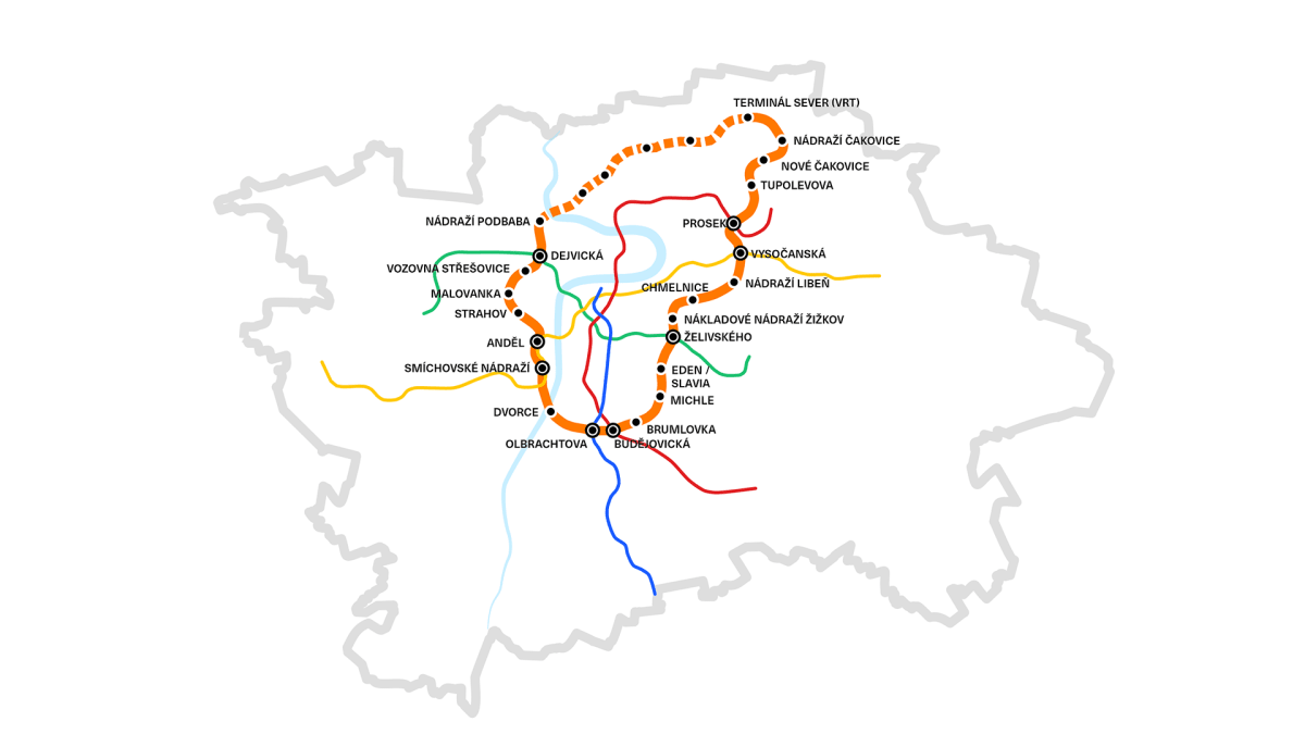 Metro O podle návrhu náměstka Adama Scheinherra