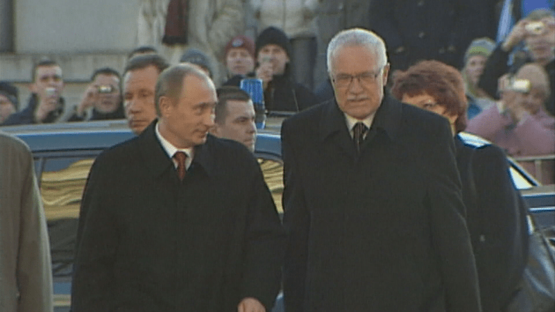 Vladimir Putin a Václav Klaus