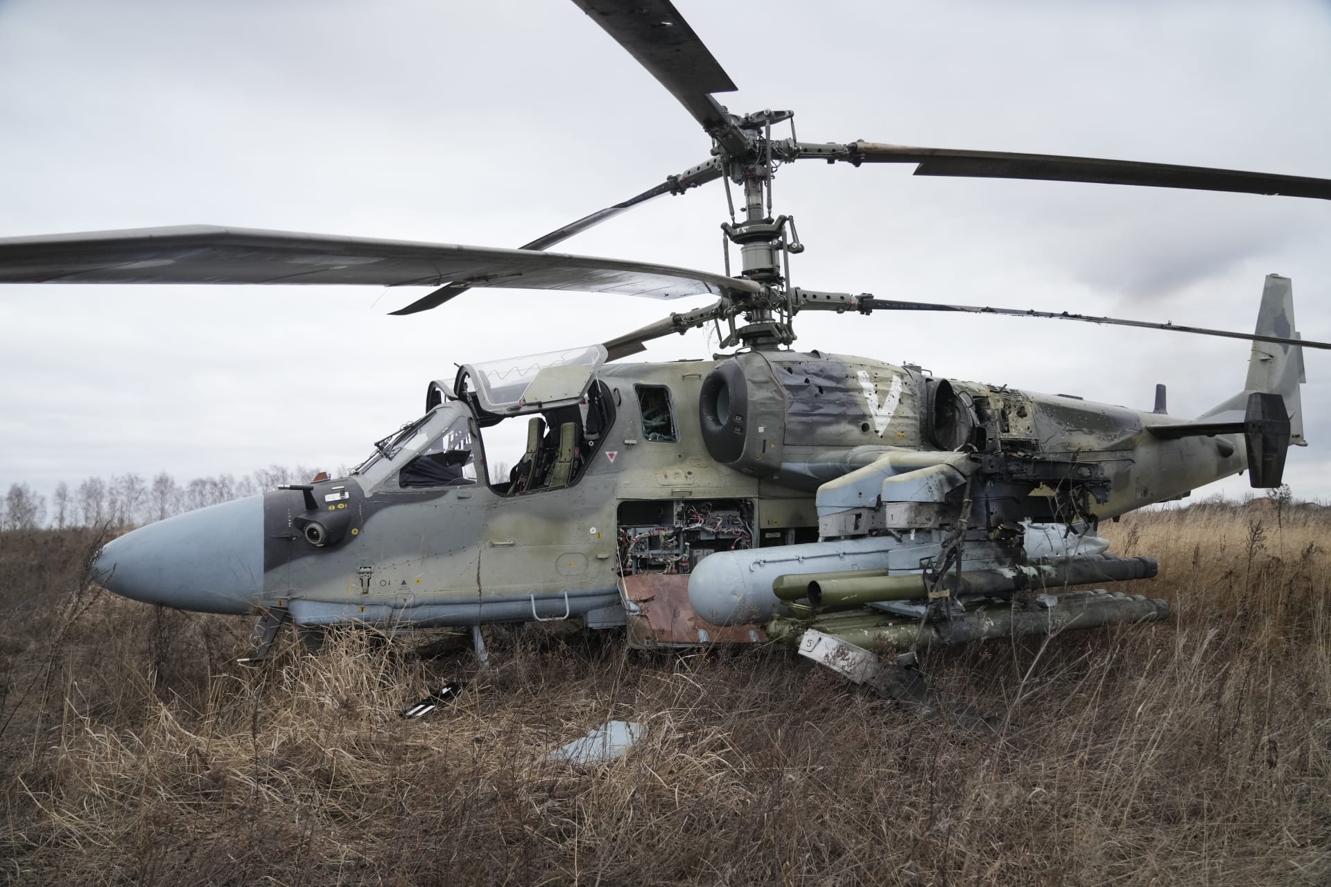 Zneškodněný ruský vrtulník (ilustrační foto)