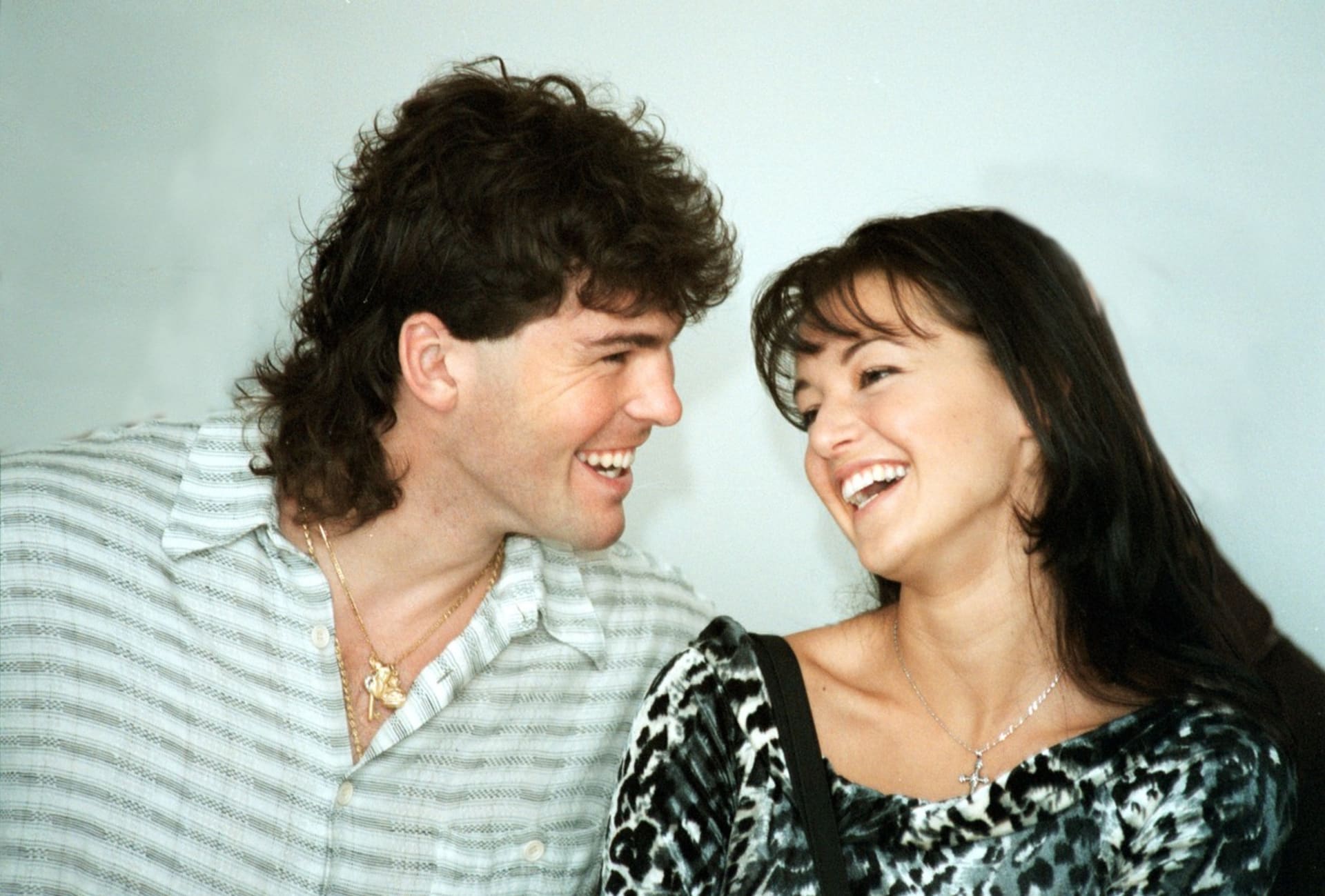 Iva Kubelková a Jaromír Jágr jen pár měsíců po Naganu v roce 1998.