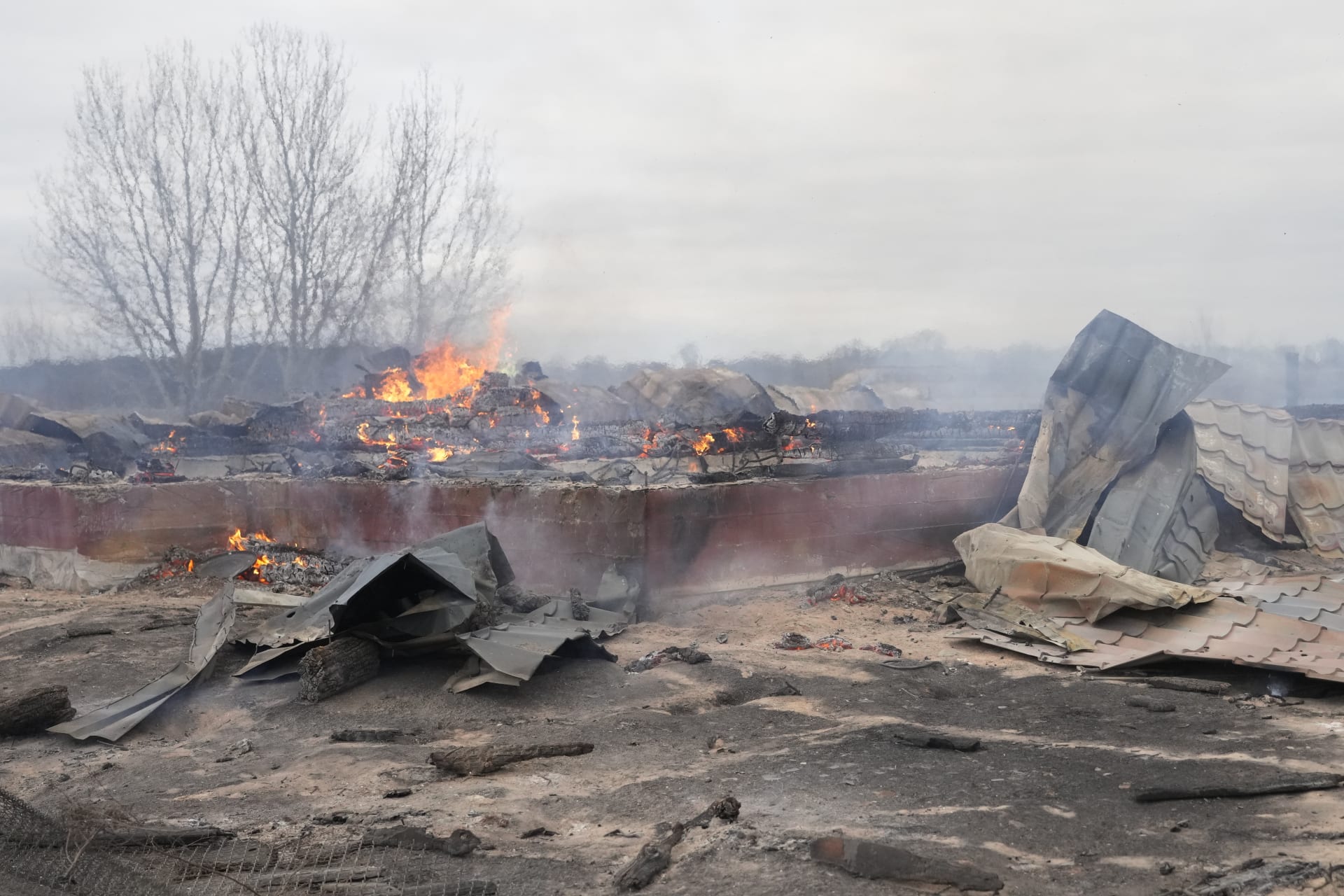 Ruské ostřelování zasáhlo i oblast nedaleko Kyjeva.