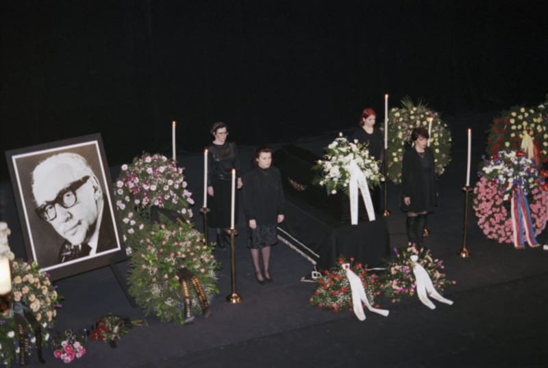 Pohřeb Miloše Kopeckého