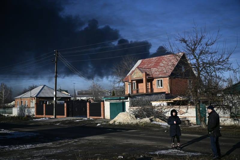 Ukrajinou se ozývají exploze