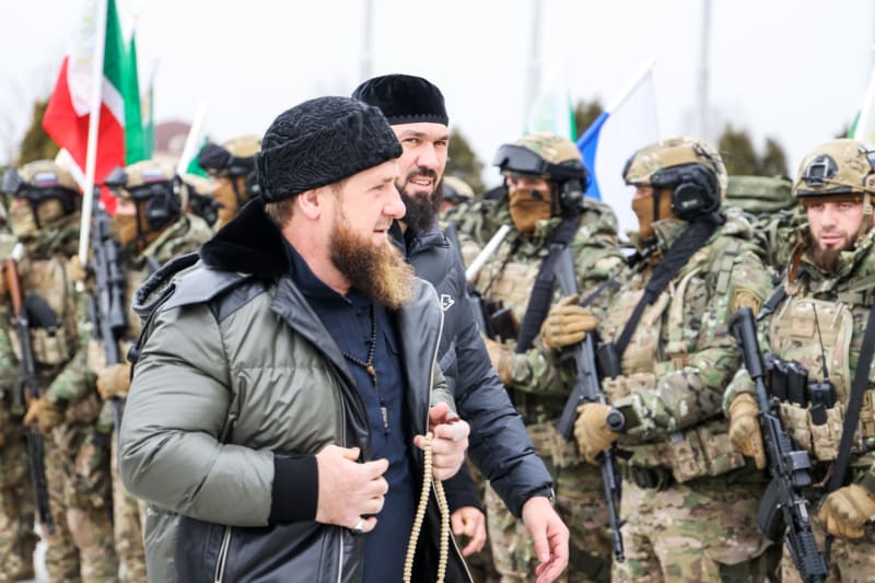 Vůdce Čečenska Ramzan Kadyrov podpořil ruskou invazi na Ukrajinu (25. 2. 2022)