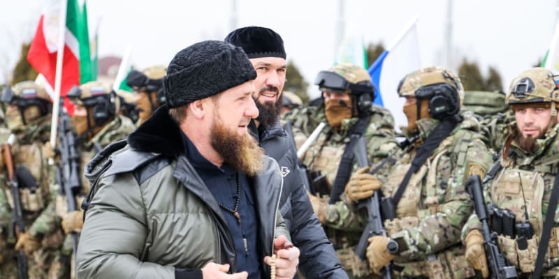 Vůdce Čečenska Ramzan Kadyrov podpořil ruskou invazi na Ukrajinu (25. 2. 2022)