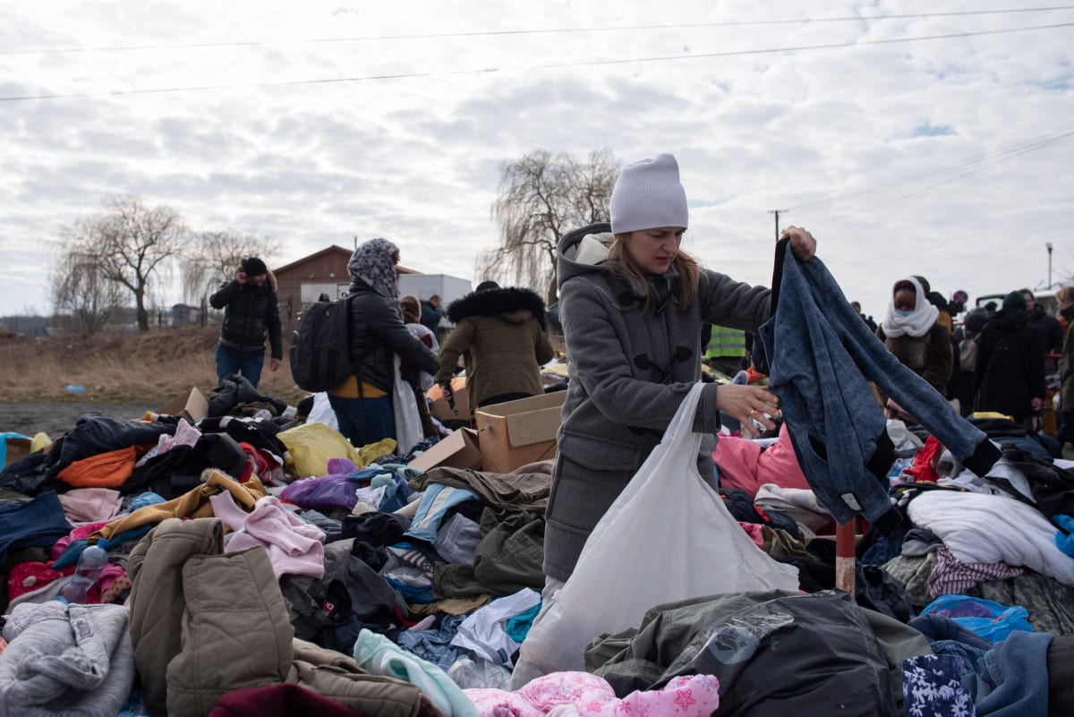 Polské hranice a ukrajinští uprchlíci