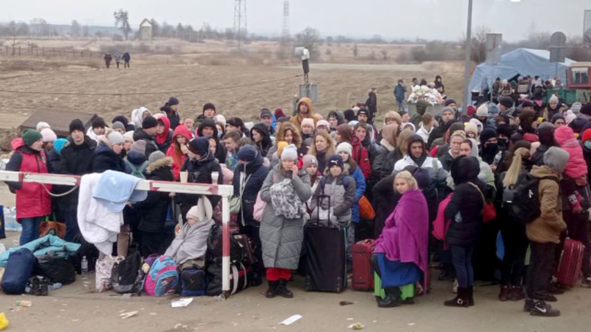 Polské hranice a ukrajinští uprchlíci