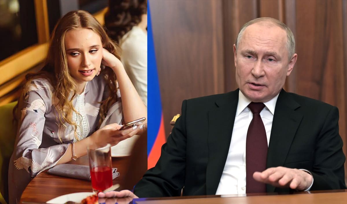 Vladimir Putin a jeho údajná třetí dcera Luiza