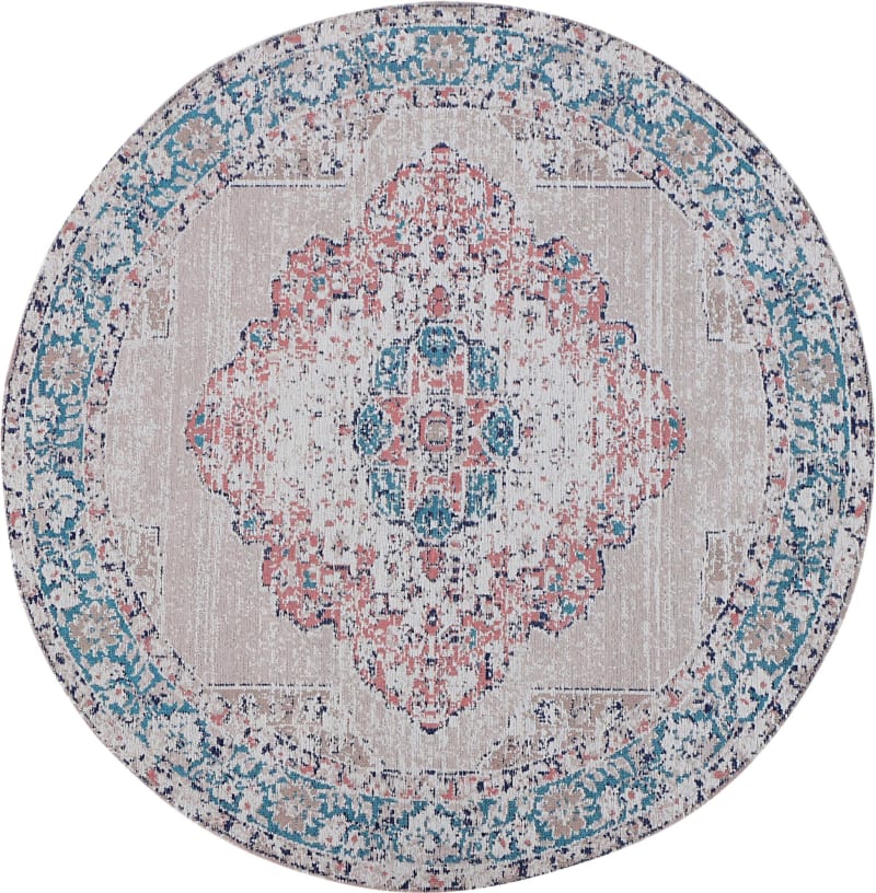 Kulatý žinylkový koberec ve vintage stylu Avignon 2 529 Kč