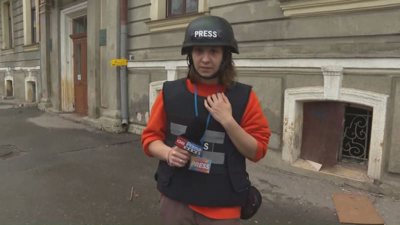 Reportérka Darja Stomatová na Ukrajině
