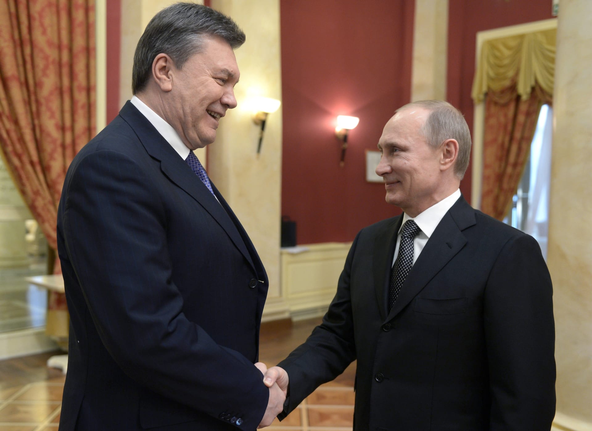 Viktor Janukovyč a Vladimir Putin