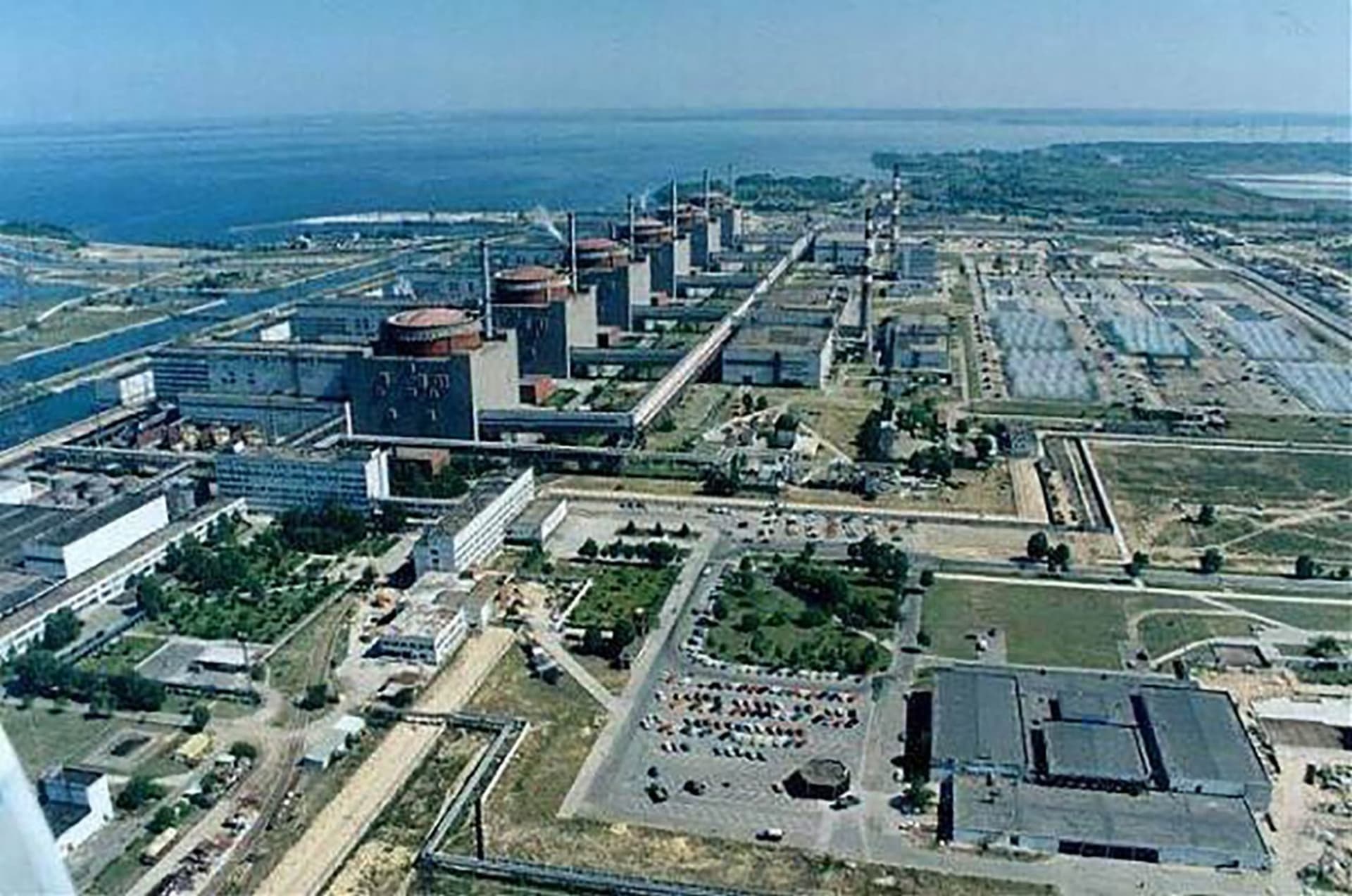 Záporožská jaderná elektrárna je největší svého druhu v Evropě.
