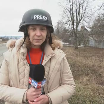 Reportérka CNN Prima NEWS na Ukrajině Darja Stomatová