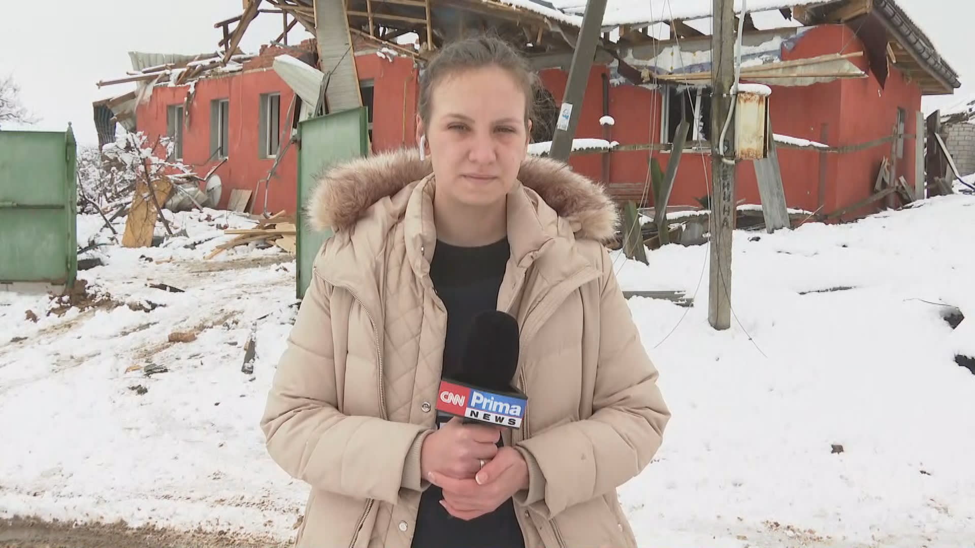 Reportérka CNN Prima NEWS Darja Stomatová navštívila ukrajinskou vesnici Jakovlivka.