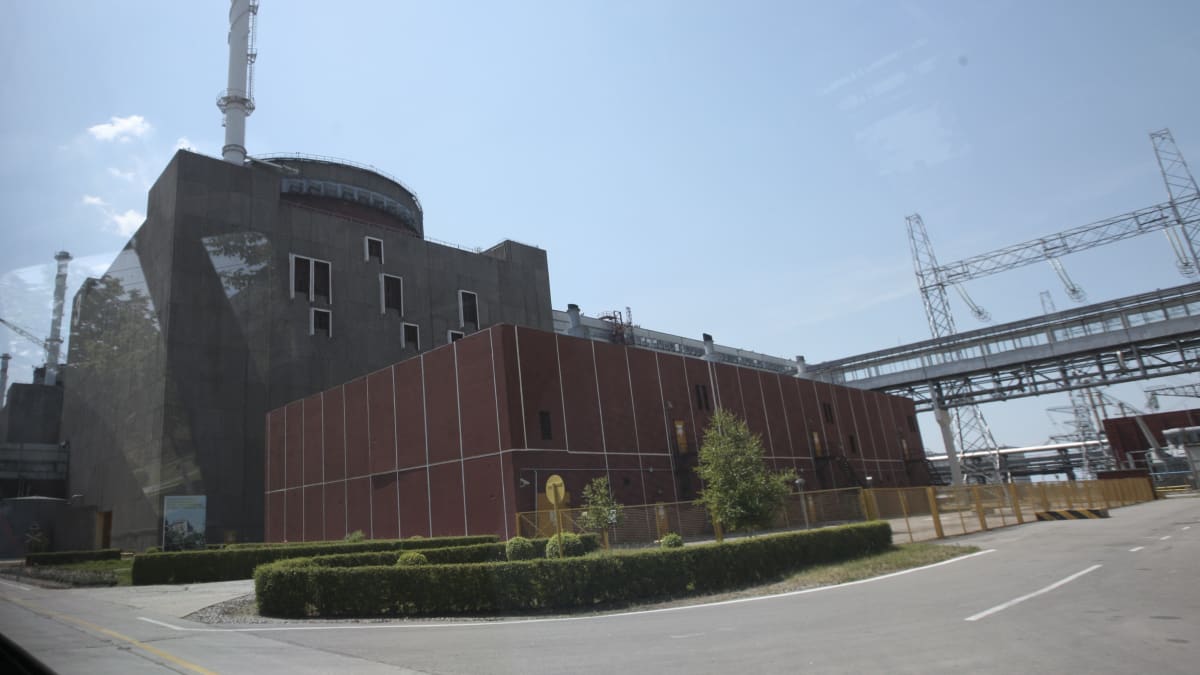 Snímek z roku 2008, který zachycuje blok v Záporožské jaderné elektrárně ve městě Enerhodar na jihu Ukrajiny.