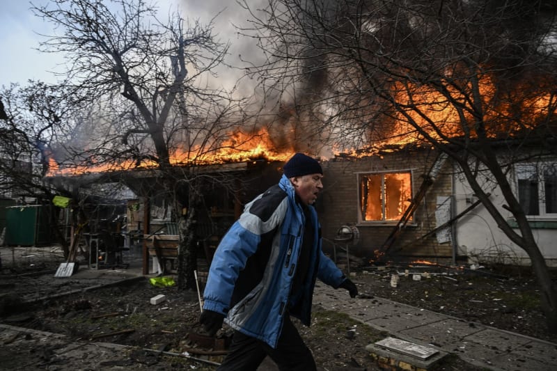 Válka na předměstí Kyjeva (4. 3. 2022)
