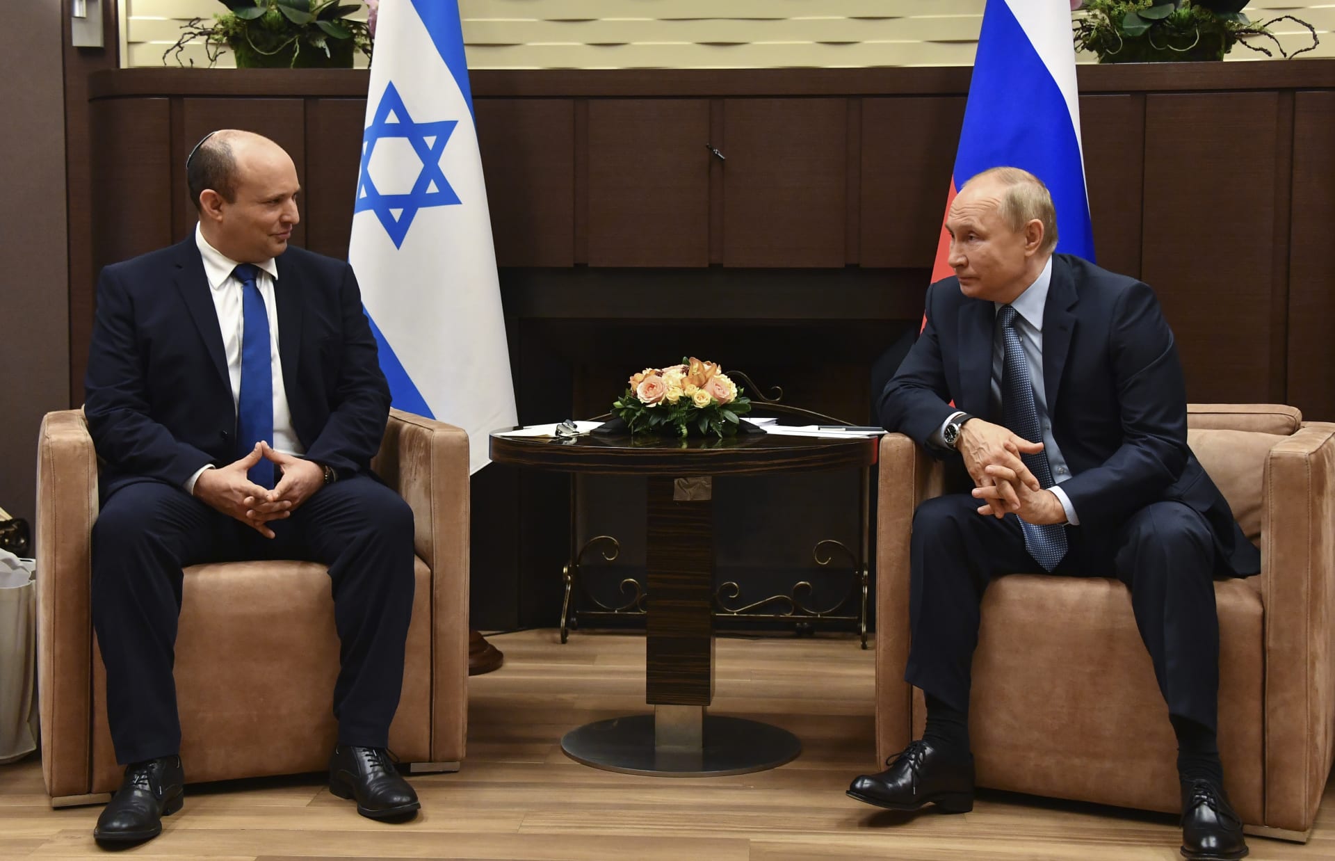 Vladimir Putin a Naftali Bennett