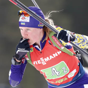 Ukrajinská biatlonistka Anastasija Merkušinová poslala ruským sportovcům ostrý vzkaz.