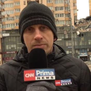 Reportér CNN prima NEWS Matyáš Zrno informuje přímo z Kyjeva.