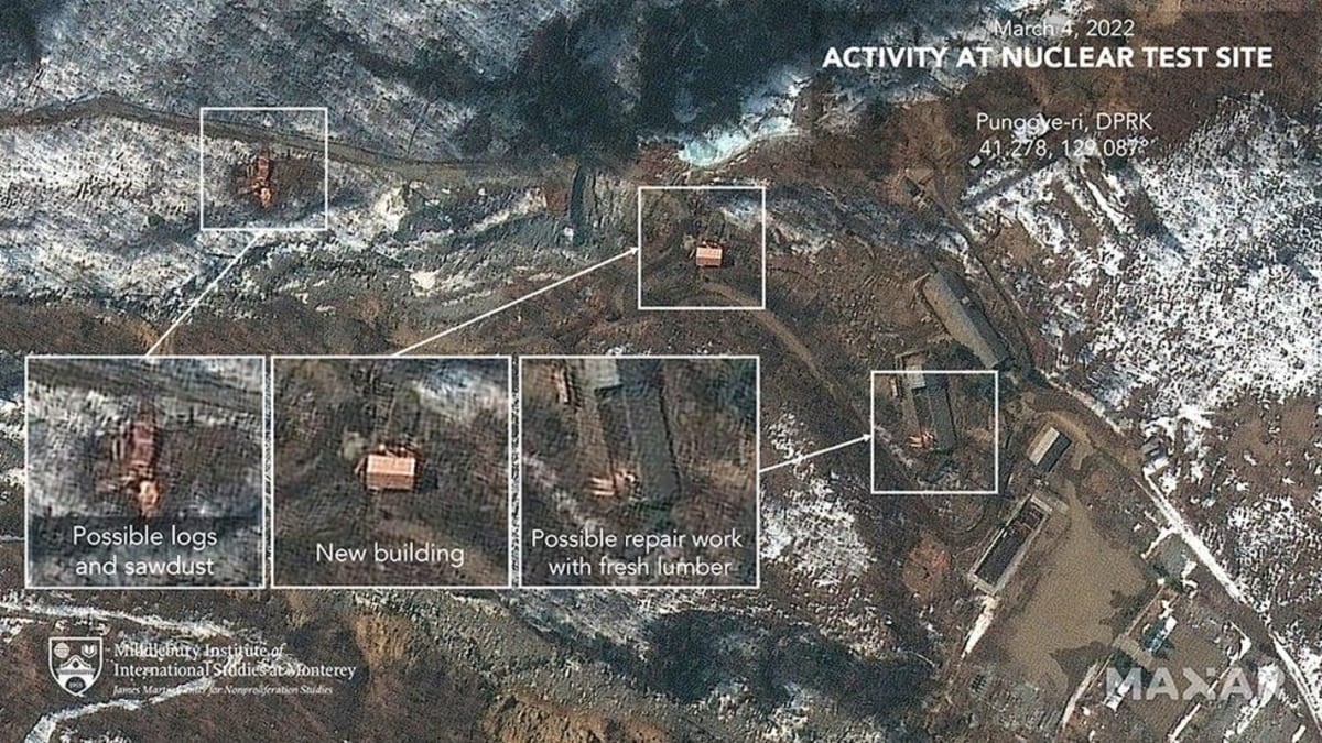 Podle satelitních snímků začala v KLDR oprava jaderného střediska.  