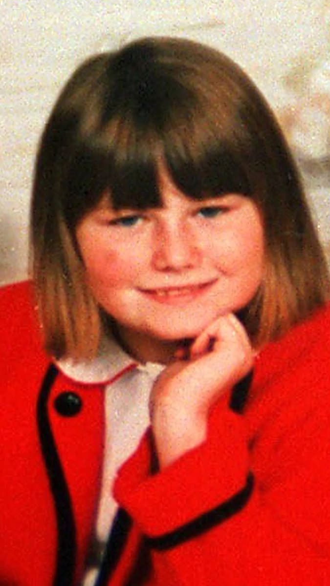 Natascha Kampusch, když jí bylo deset let. 