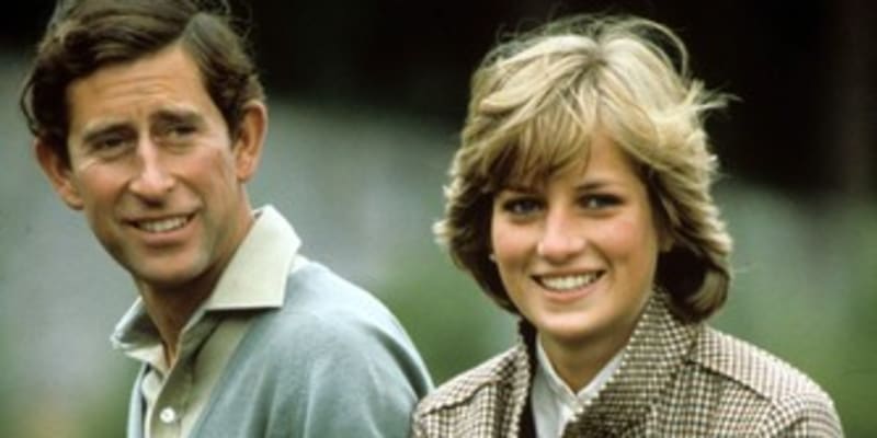 Princezna Diana s manželem princem Charlesem