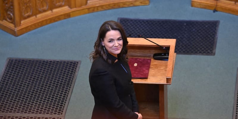 Maďarská prezidentka Katalin Nováková
