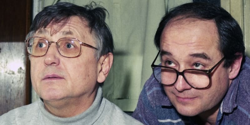 Viktor Preiss s režisérem Jiřím Menzelem