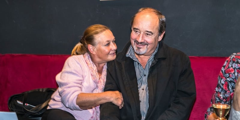 Herec Viktor Preiss s manželkou Janou