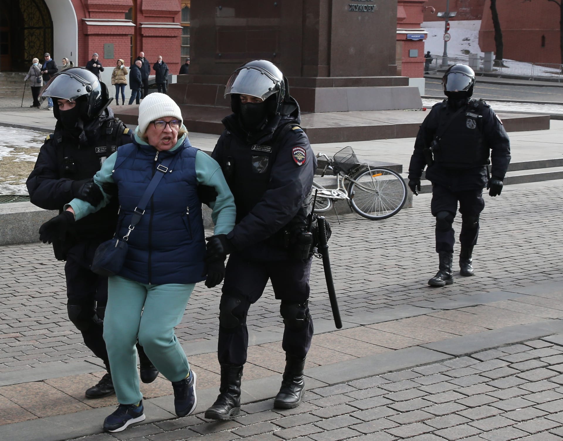 Protivládní protesty v Moskvě 15. března 2022