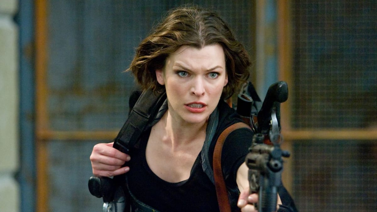 Herečka s ukrajinskými kořeny Milla Jovovich ve snímku Resident Evil: After Life (2010) 