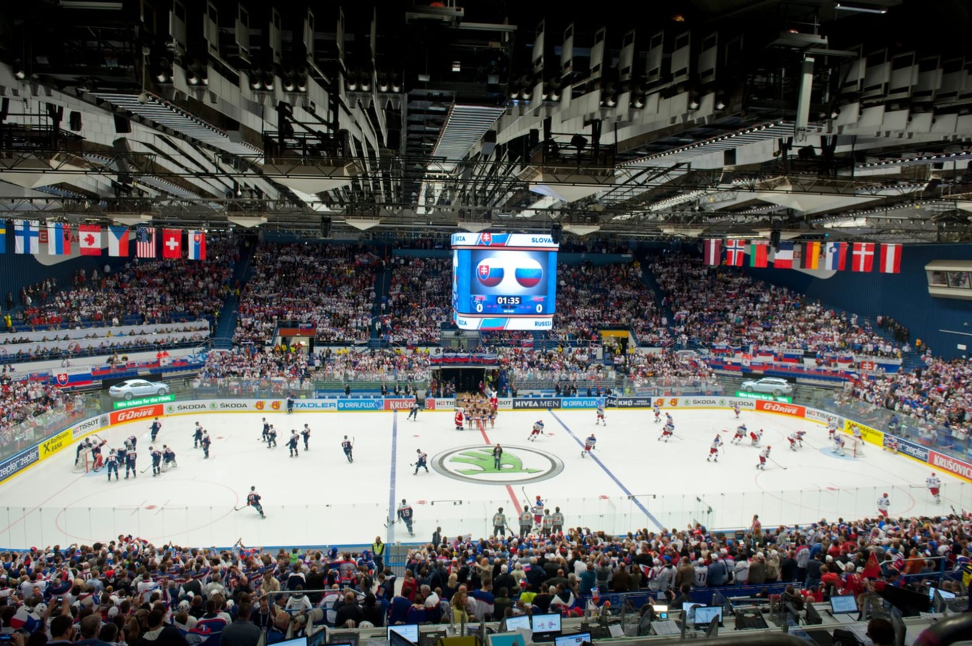 Kromě ledního hokeje se v Ostravě uskutečnil také šampionát para hokejistů. 