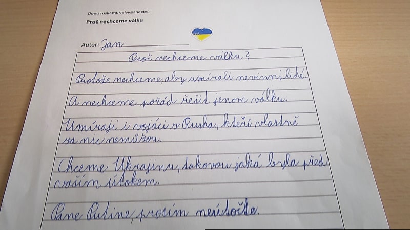 S nápadem napsat dopisy, přišla třídní učitelka Jana Rohová.